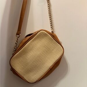 H&M Tan and Cream Crossbody Bag